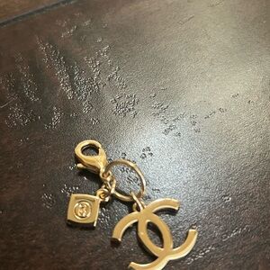 CHANEL Gold Logo charm